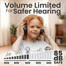 Puro Sound Labs PuroQuiet Plus Kids Noise Cancelling Headphones, Bluetooth Kids On Ear Headphones with Mic, Lightweight On-Ear Design, Studio-Grade Sound (Black) by TinyTreasures Baby Boutique