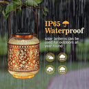 Solar Lanterns Outdoor Hummingbird Garden Decor, Metal Decor Lanterns Gardening Gifts for Women Mom Grandma, Waterproof Hanging Solar Lights for Outside, Patio, Yard, Porch, Backyard by GreenHaven Gardens