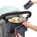 Accmor Universal Stroller Organizer with Detachable Phone Bag, Stroller Bag Caddy Organizer Stroller Accessories for Uppababy, Baby Jogger, Nuna, Doona, Britax Strollers by TinyTreasures Baby Boutique
