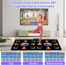 Dance Mat for Kid & Adult, Double Dance Mats for TV, Electronic Dance Pad Game with Camera, Exercise Dance Game for TV,Plug and Play Dancing Mat for Family Games, Xmas Birthday Gifts Ideas by TinyTreasures Baby Boutique