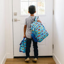Wildkin 15-inch Kids Backpack – Durable, Padded, Adjustable for School & Travel - Trains, Planes, and Trucks by TinyTreasures Baby Boutique