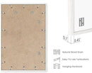 HAUS AND HUES 24 x 36 Poster Frame - Set of 1 24x36 White Poster Frame, Wooden Picture Frames, 24x36 Poster Frame White Poster Frames 24x36, Poster Frame 24x36 Frame White Frame (White Oak Frame) by CozyNest Decor