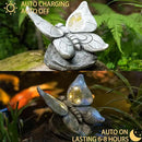 Garden Statue Butterfly,Solar Butterfly Decor for Outdoor,Resin Butterflies Figurine with Solar Light for Patio,Balcony,Yard,Lawn Ornament,Perfect Garden Gift by GreenHaven Gardens