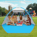 Gorich Beach Tent Sun Shelter for 3/4-5/6-7/8-10 Person with UPF 50＋ UV Protection, Lightweight & Easy Setup Beach Shade Canopy, Portable Beach Shade Tent Beach Cabana by TinyTreasures Baby Boutique