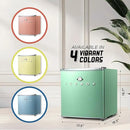 IBCR17MNT Compact, Energy Star Certified Small, Single Door Mini Fridge with Freezer Refrigerator, Standard (1.7 cu ft), Mint Green by CozyNest Decor