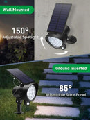 3CCT Solar Spot Lights Outdoor Motion Sensor, Dimmable Solar Landscape Spotlights IP65 Waterproof Motion Sensor Lights for Garden Yard Pathway Garage, 4 Pack by GreenHaven Gardens