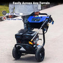 3600 PSI Gas Pressure Washer, 2.3 GPM Heavy-Duty Power Cleaner with 212CC Engine, 5 Quick-Connect Nozzles, 30FT Hose & Reel, Maintenance-Free Axial Cam Pump, for Commercial, Home Cleaning by GreenHaven Gardens