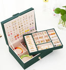 Womens Earring Jewelry Box for Girls Jewelry Earring Organizer Box Earring Holder Organizer for Girls Jewelry Organizer Earring Boxes for Women Girls Stud Earring Organizer Jewelry Box Green by TinyTreasures Baby Boutique