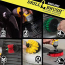 The Ultimate Drill Brush Cleaning Supplies Kit - Bathroom Accessories - Shower Cleaner - Bath Mat - Kitchen Accessories - Grout Cleaner - Dish Brush Set - Stove, Oven, Sink, Outdoor Drill Scrubber by CozyNest Decor