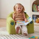 ALIMORDEN Animal Series Kid's Chair, Ultra-Soft Comfy Foam Filled Toddler Sofa Chair, Cute Animal-Shaped Design Toddler Couch, Lightweight Birthday for Baby Boys & Girls (Dinosaur) by CozyNest Decor