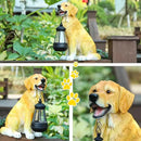 Afirst Solar Dog Statue Garden Decor, Outdoor Statue Decor with Solar Lantern Lovely Golden Retriever Figurine Patio Lawn Yard Art Ornaments Housewarming Gift by GreenHaven Gardens