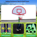 Upgraded 16FT 15FT 14FT 12FT 10FT 8FT Trampoline Outdoor with Basketball Hoop and Net, Capacity for 4-6 Kids and Adults by TinyTreasures Baby Boutique