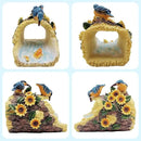 Hummingbird Gutter Extender Diverter, Decorative Downspout Extensions, Splash Block, Eco-Friendly Resin, 3"x4" Downspouts, Unique Garden Statue Ornament, Ideal Outdoor Decor Gift by GreenHaven Gardens