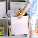 NaturalCozy Storage Cubes 11 Inch Cotton Rope Woven Baskets for Organizing, 3-Pack | Cube Storage Bin | Square Storage Baskets for Shelves Organizer, Classroom, Kids Toy Bins, Closet, Baby Nursery by TinyTreasures Baby Boutique