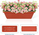 Vertical Raised Garden Bed Outdoor 3 Tiered Garden Planters Standing Elevated Planter Box with Drainage Holes for Plants Herbs Flowers Vegetables Brick Red by GreenHaven Gardens