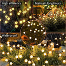 OZS 10PK Total 80LED Solar Garden Lights - Solar Lights Outdoor, Solar Firefly Lights, Solar Swaying Light, Sway by Wind, Solar Fairy Lights Waterproof for Pathway Pathway Decoration(Warm White) by GreenHaven Gardens