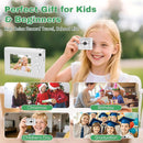 Digital Camera FHD 1080P Video & 8X Digital Zoom - Compact Point and Shoot Digital Camera with 2.4" Screen, 800mAh Rechargeable Battery - Portable Small Camera for Kids Teens Girls Boys(Silver) by TinyTreasures Baby Boutique