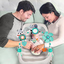 Baby Stroller Arch Mobile, Adjustable Musical Arch Toys Mobile for Crib with Universal Clamps, Versatile Activity Toy Bar for Bouncer Infant Car Seat Toys 0 6 Months Mobile for Bassinet Swing - Gray by TinyTreasures Baby Boutique