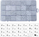 1400pcs Letter Beads, 6x6 mm Acrylic Alphabet Beads, Beads for Jewelry and Bracelet Making, in 28 Grid Box (White and Black) by TinyTreasures Baby Boutique