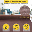 Marine Carpet,6 FT x 23 FT Brown Indoor Outdoor Carpet 0.2" Thick Boat Carpet with Water-Proof TPE Backing, Non-Slide Outdoor Marine Carpet Roll for Home, Patio, Porch, Deck by CozyNest Decor