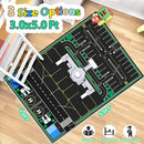 Kids Rug, Road Carpet for Kids with Combined City Road Traffic System, Car Rug and Airport Play Mat, 3x5 Ft Children’s Play Rugs for Playroom, Children’s City Traffic Map Fun Car Mat,Non-Slip