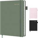 2025-2026 Planner for Women, Lather Weekly & Monthly Organizer, July 2025-June 2026, Hardcover with Gold Foil, Tabs, and Inspirational Pages - Ideal for Professionals, Green by TinyTreasures Baby Boutique