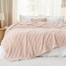Bedsure GentleSoft Blankets Queen Size for Bed - Super Soft Cozy Blanket for Women Men Girls, Large Fuzzy Fleece Throw for Bedroom Decor, Light Pink, 90x90 Inches by CozyNest Decor