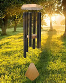 Wind Chimes Outdoor Deep Tone, 30 Inches Wind Chimes Outdoor, Memorial Wind Chimes with Hook as Gifts for Mother's Day/Housewarming/Christmas, Patio, Garden, Yard, Home Décor. Black by CozyNest Decor