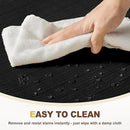 downluxe Chair Cushions for Dining Chairs, Waterproof Kitchen Chair Pads, Non-Slip Dining Seat Cushion with Ties, 17" x 16" x 2.5", Black, 6 Pack by CozyNest Decor