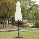 Sunnyglade 9' Patio Umbrella Outdoor Table Umbrella with 8 Sturdy Ribs (Beige) by GreenHaven Gardens