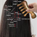 Wood Gua Sha Massage Tools Set,Scraping Scalp Massage Comb,Natural Wooden Gua Sha Tool,Scraping Tool. (Handle Wooden Comb) by CozyNest Decor