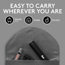 Flint Classic Black Retractable Mini Lint Roller with 90 Extra Sticky Sheets, Small and Portable Lint Roller, Ideal Pet Hair Remover, Travel Lint Rollers for pet Hair Extra Sticky by CozyNest Decor