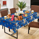 2 Pack Fathers Day Tablecloth - Happy Father's Day Table Cloth, Plastic Disposable Rectangle Blue Father Day Table Cover for Fathers Day Decorations Party Decor Supplies Favors,108 x 54 Inch by CozyNest Decor