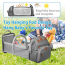 Jeryswet Baby Diaper Bags with Changing Station, Waterproof Large Capacity Diaper Bag Backpack for Moms Dads with USB Charging Port and Stroller Straps, Baby Shower Gifts, Grey by TinyTreasures Baby Boutique