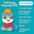 Learning Songs: Musical Toys & Interactive Sound Book for Toddlers 1-3, Baby’s First Year Music Book Gift, Singing Book for 1 Year Old Toddler & Kids, Nursery Rhymes Musical Books for Baby & Children by TinyTreasures Baby Boutique