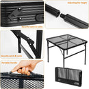 Square Folding Table, Easy for Storage, Compact and Portable Picnic Table for Grill, Outdoor Camping, Garden, Patio, Dining, BBQ, Party, Market and Card Table, 27.2 L×27.2W inches by GreenHaven Gardens