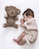 SNOObear White Noise Machine - Cry-Activated Plush Baby Sleep Soother - Cocoa Woolly by TinyTreasures Baby Boutique