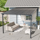 Outdoor Pergola, 10' x 10' Hardtop Gazebo for Yard by HouseOfZazla