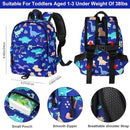 Accmor Toddler Backpack Leash, Cute Dinosaur Kids Backpack with Anti Lost Wrist Link, Mini Child Backpack Leash Walking Harness for Outdoor Travel, Adorable Backpack Tether for Baby Boys 1-3 by TinyTreasures Baby Boutique