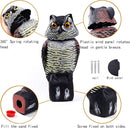 Owl Decoys to Scare Birds Away with Rotating Head,Natural Enemy Bird Deterrent Realistic Eyes & Waterproof Shape Fake Owl Scarecrow Bird Control by GreenHaven Gardens