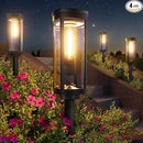Solar Pathway Lights Outdoor, 4 Pack Bright Solar Powered Garden Lights Waterproof IP65, Long Lasting Outdoor Light for Yard Garden Walkway Landscape Lawn Patio (Warm White, 4 Pack) by GreenHaven Gardens