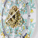 The Gears Clock Wall Clock Italy Collection with Moving Gears (Amalfi, 24 inch Round) by CozyNest Decor
