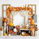 DearHouse Fall Maple Leaves, 6ft Artificial Autumn Foliage Thanksgiving Decor for Home, Wedding, Fireplace, Party, Christmas (Yellow&Brown) by CozyNest Decor