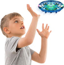 Force1 Scoot Hand Operated Drone for Kids or Adults - Hands Free Motion Sensor Mini Drones, Easy LED Indoor Rechargeable UFO Toy Flying Orb Ball Drone Toys for Boys and Girls (Blue) by TinyTreasures Baby Boutique