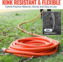YAMATIC Heavy Duty Garden Hose 5/8 in x 40 ft with Swivel Fitting, Super Flexible Water Hose, All-weather, Lightweight, Burst 600 PSI by GreenHaven Gardens