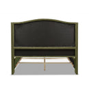 Marcella - Upholstered Shelter Headboard Bed Set by HouseOfZazla