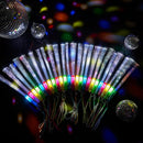 Skylety 36 Pcs Fiber Optic Wand, LED Fiber Optic Wand with 3 Light Modes, Glow Fibers Optics Sticks for Wedding Neon Party, New Year Party Favors, Bar Dj, Halloween, Christmas(Mixed Color) by TinyTreasures Baby Boutique
