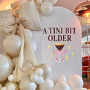 A Tini Bit Older Decal - Espresso Martini Theme Party Supplies Sticker, Martini Bar Party Decorations Birthday Decal, Tini Glass Sign Wall Sticker, Balloon Arch Background Wall Decoration by TinyTreasures Baby Boutique