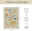 GENIMO Indoor Outdoor Area Rug 5' X 7' Waterproof, Washable Door Mat Non Shedding, Easy Cleaning Floral Outdoor Carpet for Patio, Entryway, Porch, Bathroom, Living Room, Bedroom, Backyard by GreenHaven Gardens