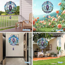 Wind Spinners Outdoor, FACIACC Owl Metal 3D Hanging Garden Decor, 12-inch Stainless Steel Wind Spinner with Tail Spinner, Wind Sculptures for Indoor Patio Lawn Yard, Ornament Gift for Women/Men by GreenHaven Gardens